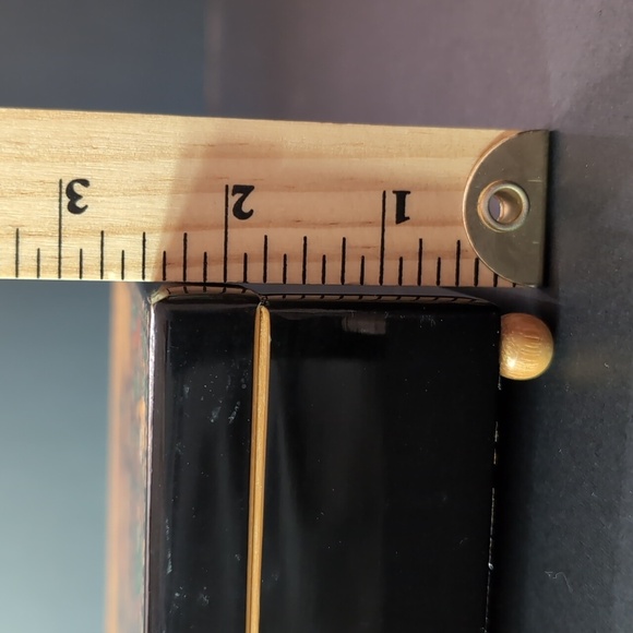 VTG,1990 Blossom Lesley Anne Ivory,Enesco Wooden Lacquered Jewelry Box with Cat. - Picture 11 of 11